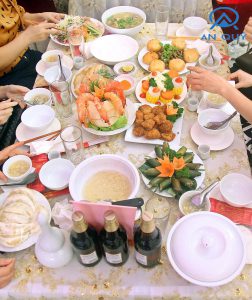 Nấu cỗ tại nhà ở Mê Linh Hà Nội